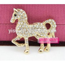 beautiful pony horse crystal fashion animal brooch